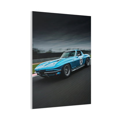1966 Chevrolet Corvette C2 Corner Apex Performance Wall Art & Canvas Prints