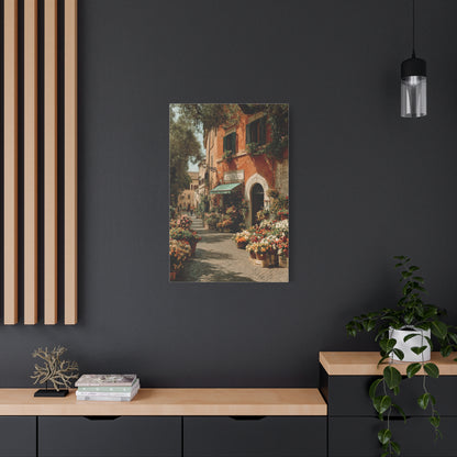 Italian Flower Market Street Wall Art & Canvas Print
