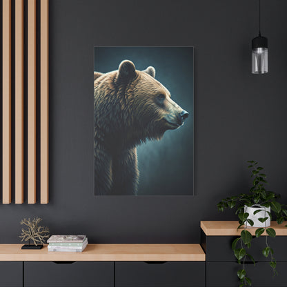Side Profile Bear Elegance Wall Art & Canvas Prints
