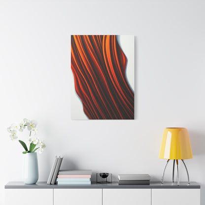 Flowing Copper Ribbon Abstract Wall Art & Canvas Prints