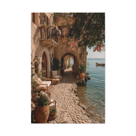 Amalfi Coastal Archway Wall Art & Canvas Print