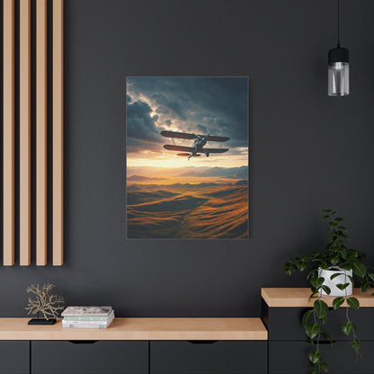 Sunset Passage Above Rolling Valleys Wall Art & Canvas Prints