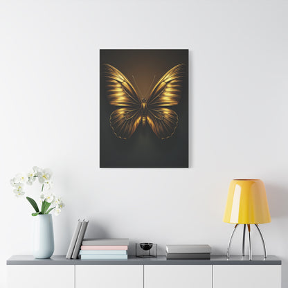 Golden Monarch Style Butterfly Elegance Wall Art & Canvas Prints