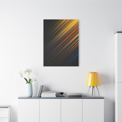Golden Diagonal Light Abstract Wall Art & Canvas Prints