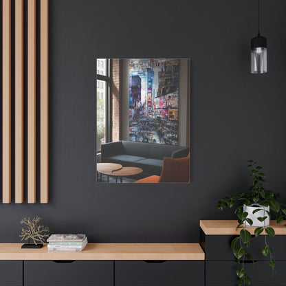 City And Culture Collage Artwork Wall Art & Canvas Print