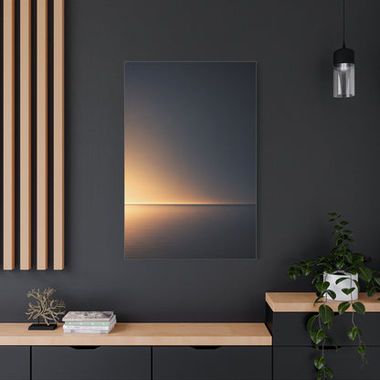 Golden Horizon Gradient Wall Art & Canvas Prints