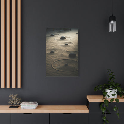 Zen Stone Ripples Wall Art & Canvas Prints