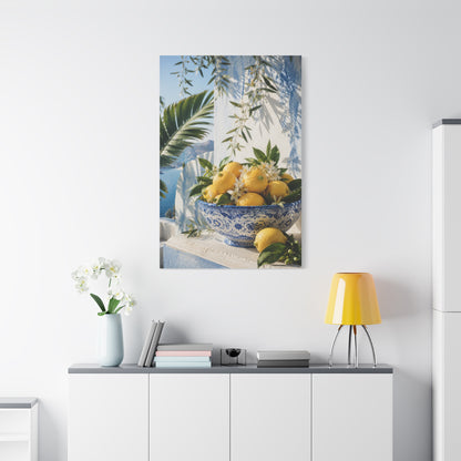 Mediterranean Citrus Still Life Tropical Wall Art & Canvas Print