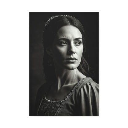 Quiet Grace Black & White Portrait Wall Art & Canvas Prints