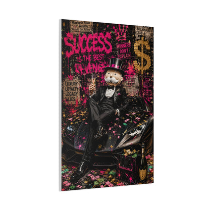 Luxury Street Pop Billionaire Rebel Street Wall Art & Canvas Print