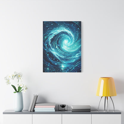 Tidal Force Abstract Ocean Wall Art & Canvas Print