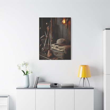 Hickory Golf Locker Room Still Life Wall Art & Canvas Print