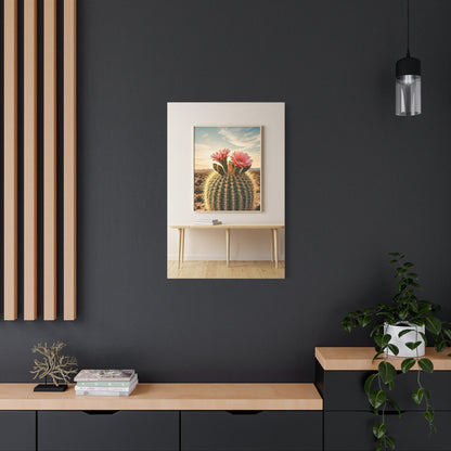 Barrel Cactus Desert Bloom Gallery Wall Art & Canvas Prints
