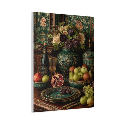 Ornamental Heritage Dining Still Life Wall Art & Canvas Print