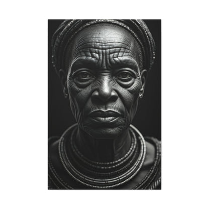 Enduring Grace Black & White Portrait Wall Art & Canvas Prints