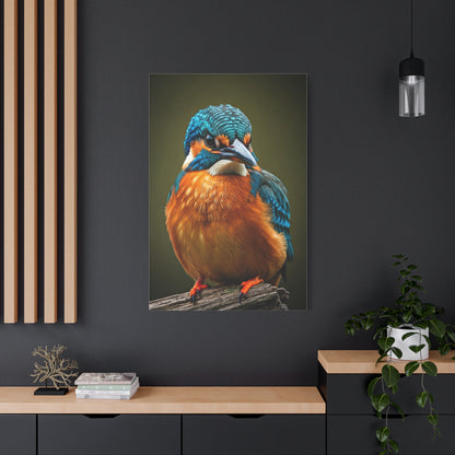Tender Kingfisher Moment Wall Art & Canvas Prints