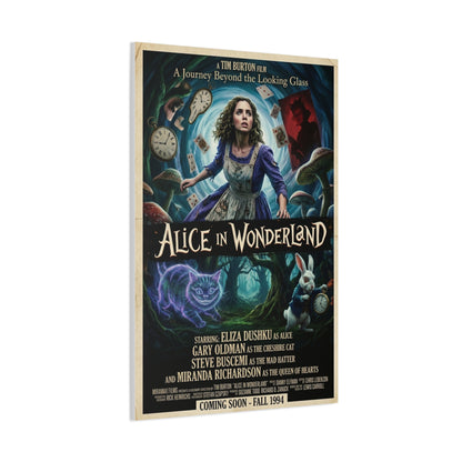 Alice in Wonderland Movie Poster Wall Art & Canvas Print