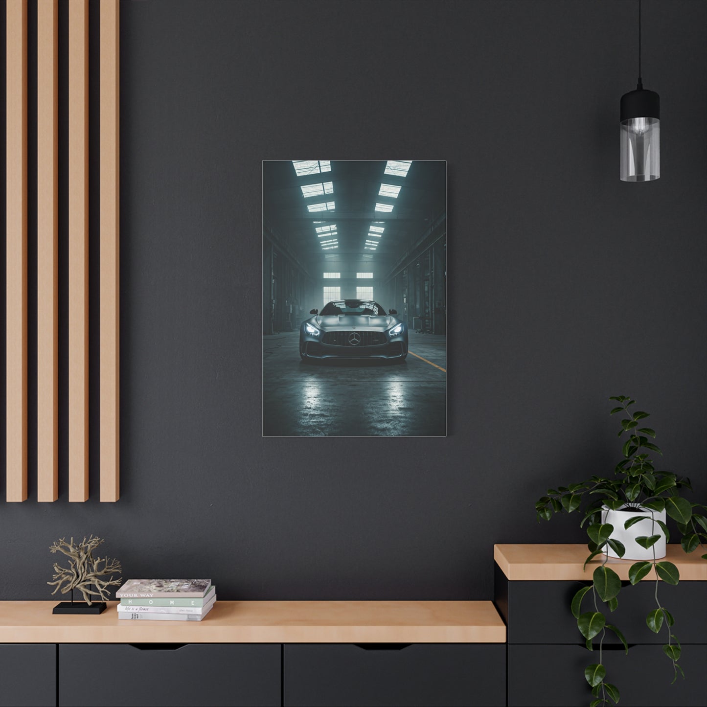 Mercedes AMG GT Mechanical Detailing Scene Wall Art & Canvas Prints