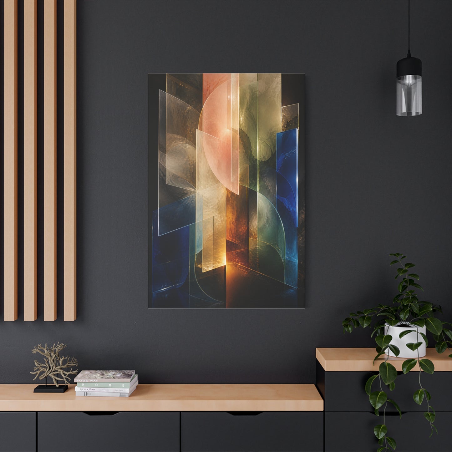Luminous Acrylic Resin Abstract Wall Art & Canvas Print
