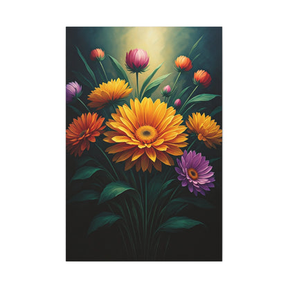 Golden Garden Radiance Wall Art & Canvas Print