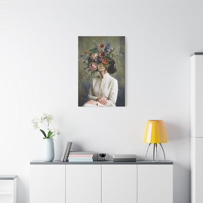 Botanical Identity Portrait Study Wall Art & Canvas Print