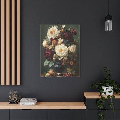 Classic Floral Still Life Elegance Wall Art & Canvas Print