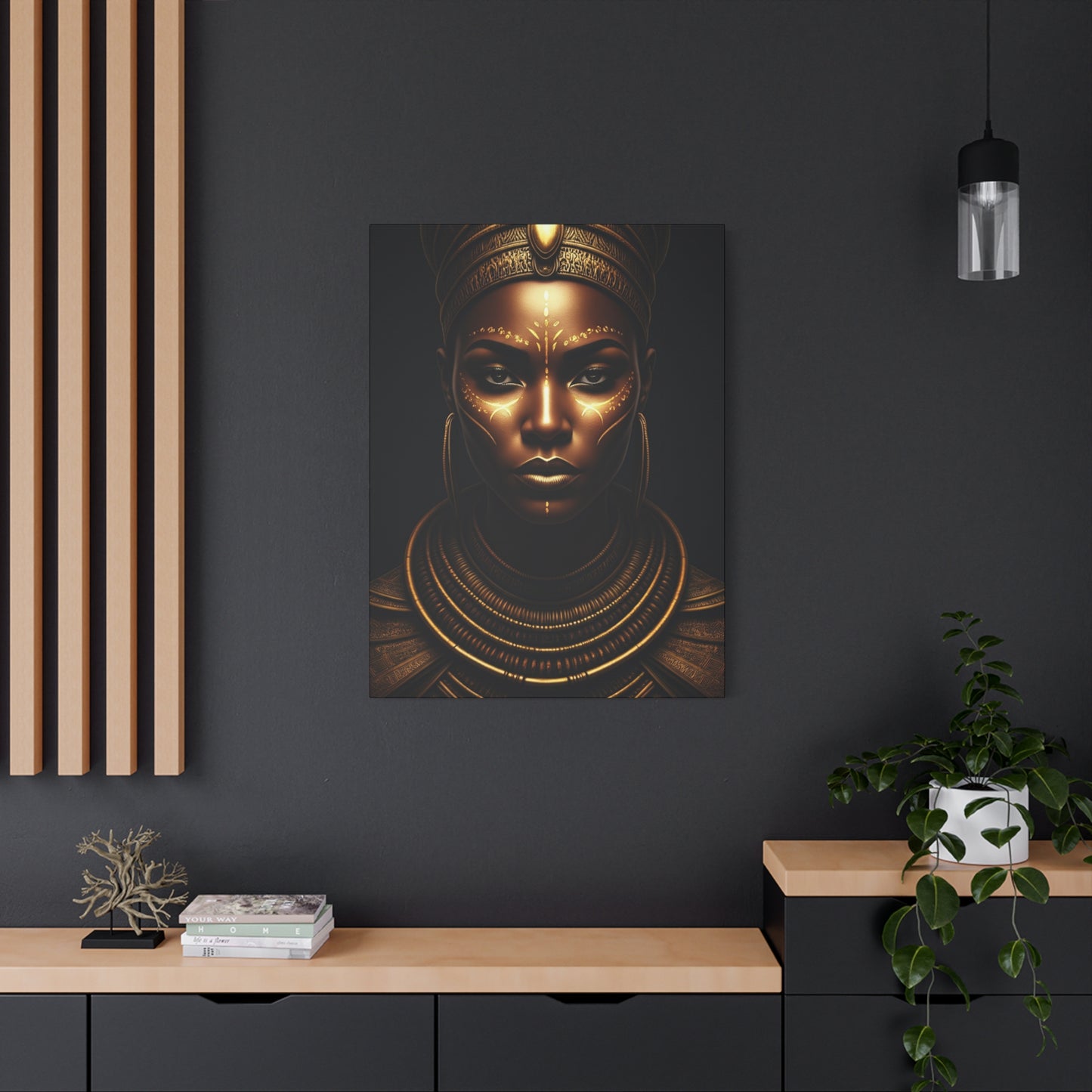 Sacred Queen of Gold Wall Art & Canvas Prints