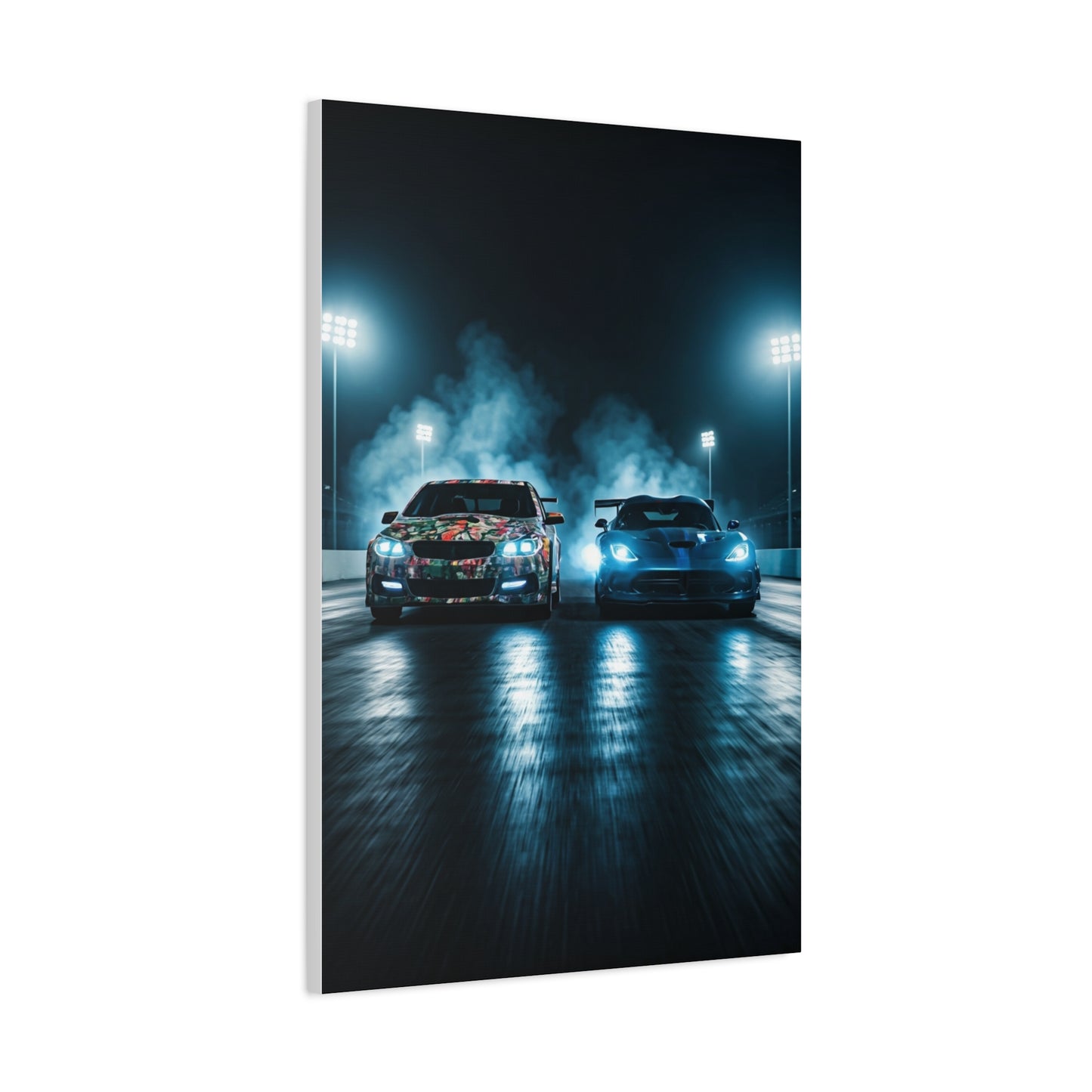 Chevrolet SS Twin-Turbo vs Dodge Viper ACR Drag Showdown Wall Art & Canvas Prints