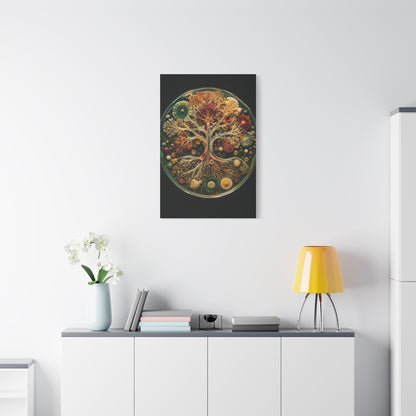 Agar Art Tree of Life Petri Study Wall Art & Canvas Print