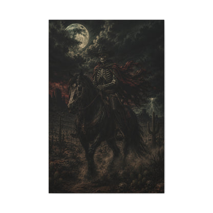 Storm Rider Gothic Western Scene Wall Art & Canvas Print