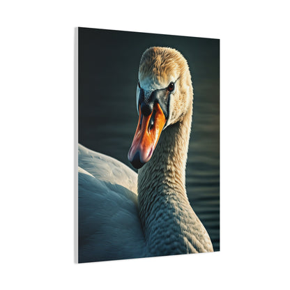 Serene Swan Reflection Wall Art & Canvas Prints