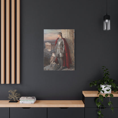 Athena Goddess of Wisdom Classical Painting Wall Art & Canvas Print