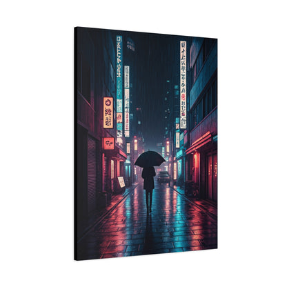 Rainlit City Solitude Wall Art & Canvas Prints