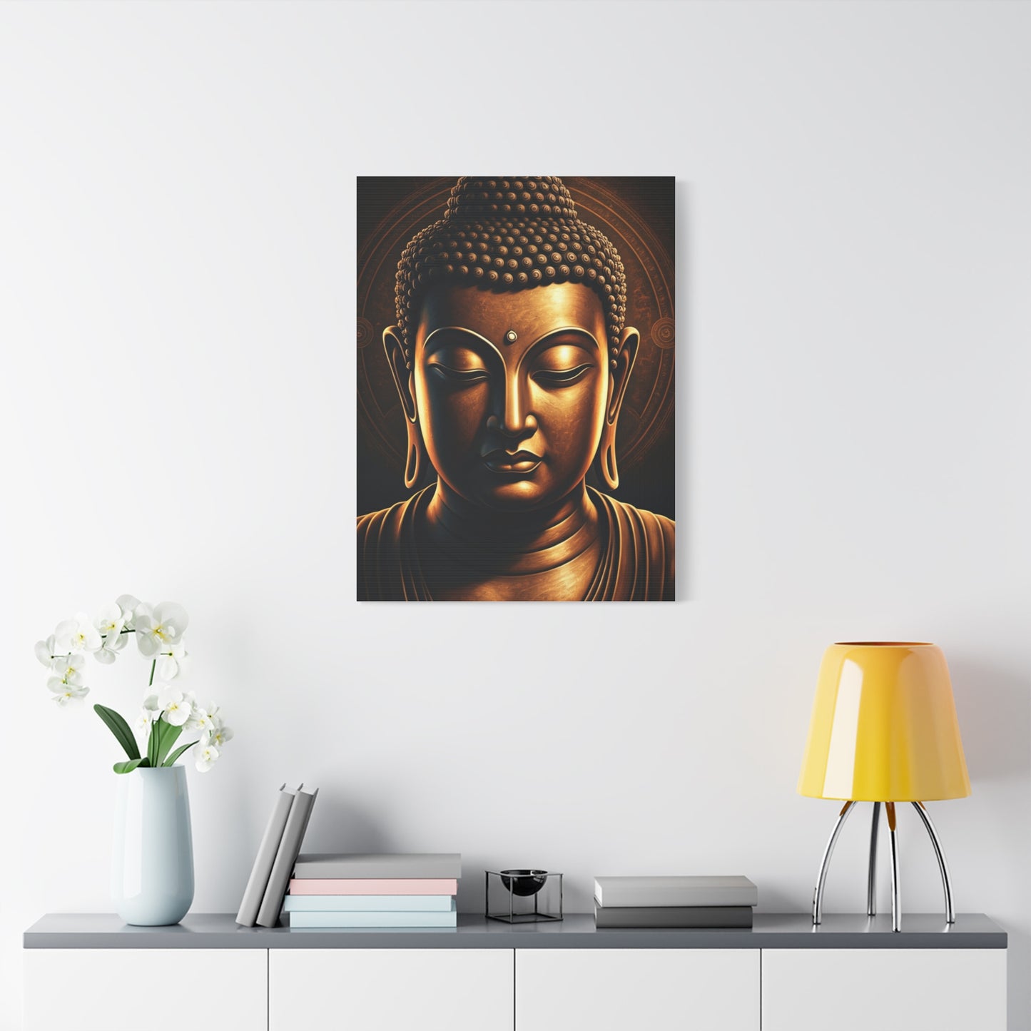 Radiant Halo Buddha Wall Art & Canvas Prints