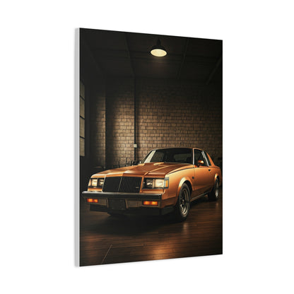 Classic Buick Regal Coupe in Heritage Garage Wall Art & Canvas