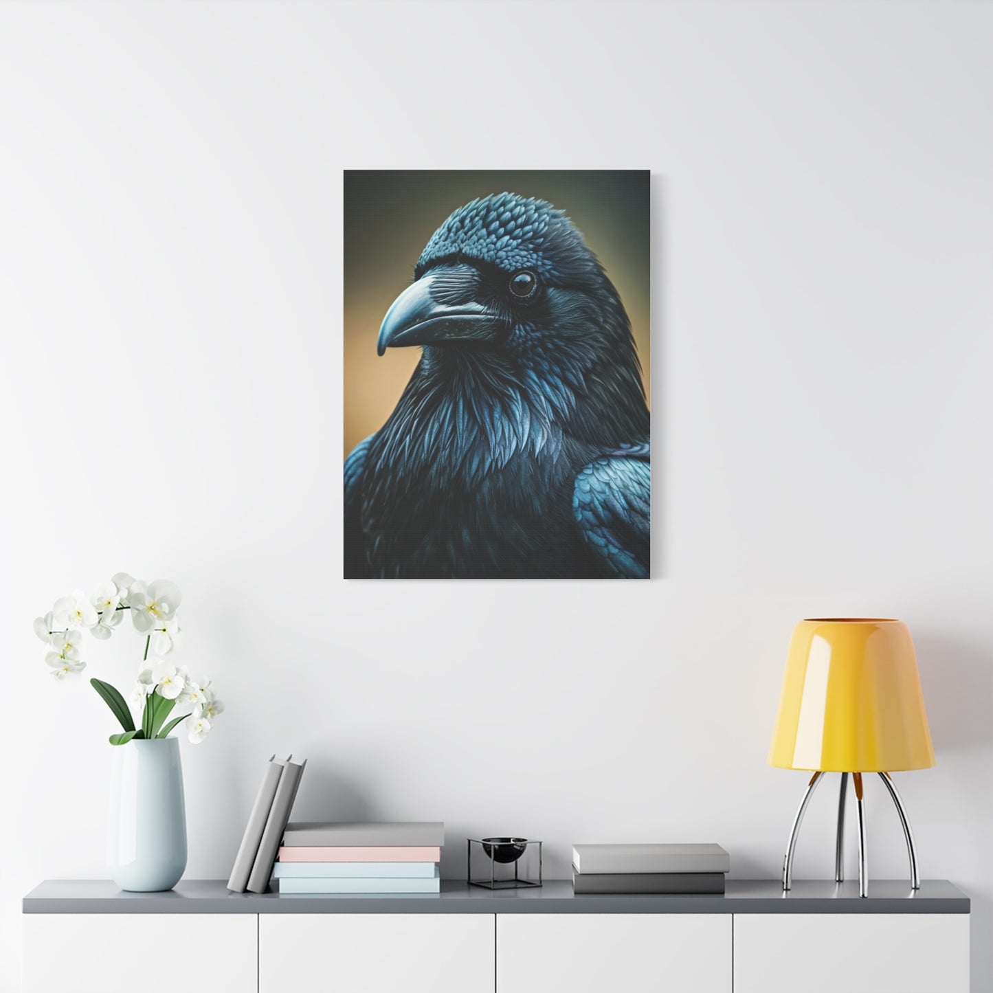 Midnight Raven Portrait Wall Art & Canvas Prints