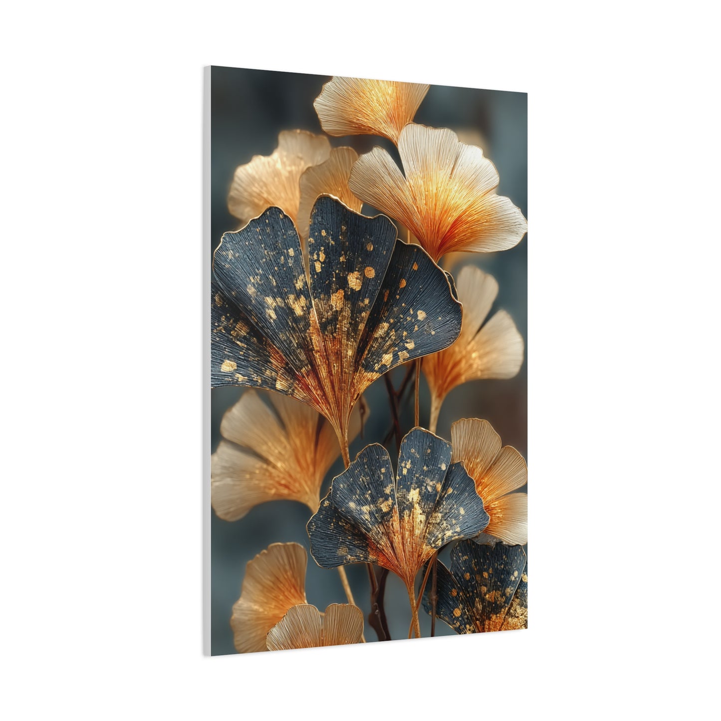 Ginkgo Gold Leaf Botanical Wall Art & Canvas Print