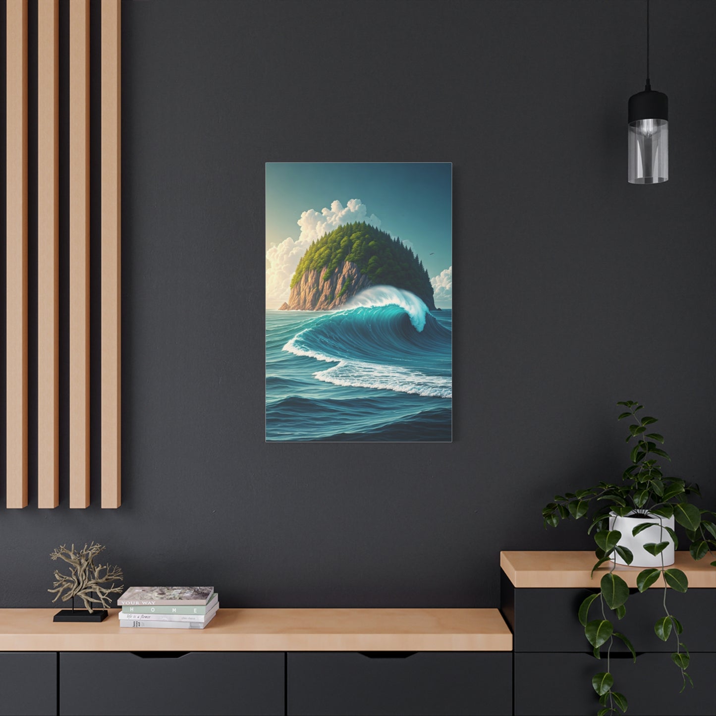 Island Wave Sanctuary Wall Art & Canvas Prints