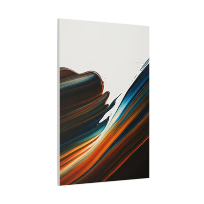 Expressive Dark Flow Abstract Wall Art & Canvas Prints