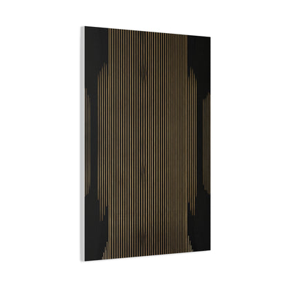 Midnight Gold Column Abstract Wall Art & Canvas Prints