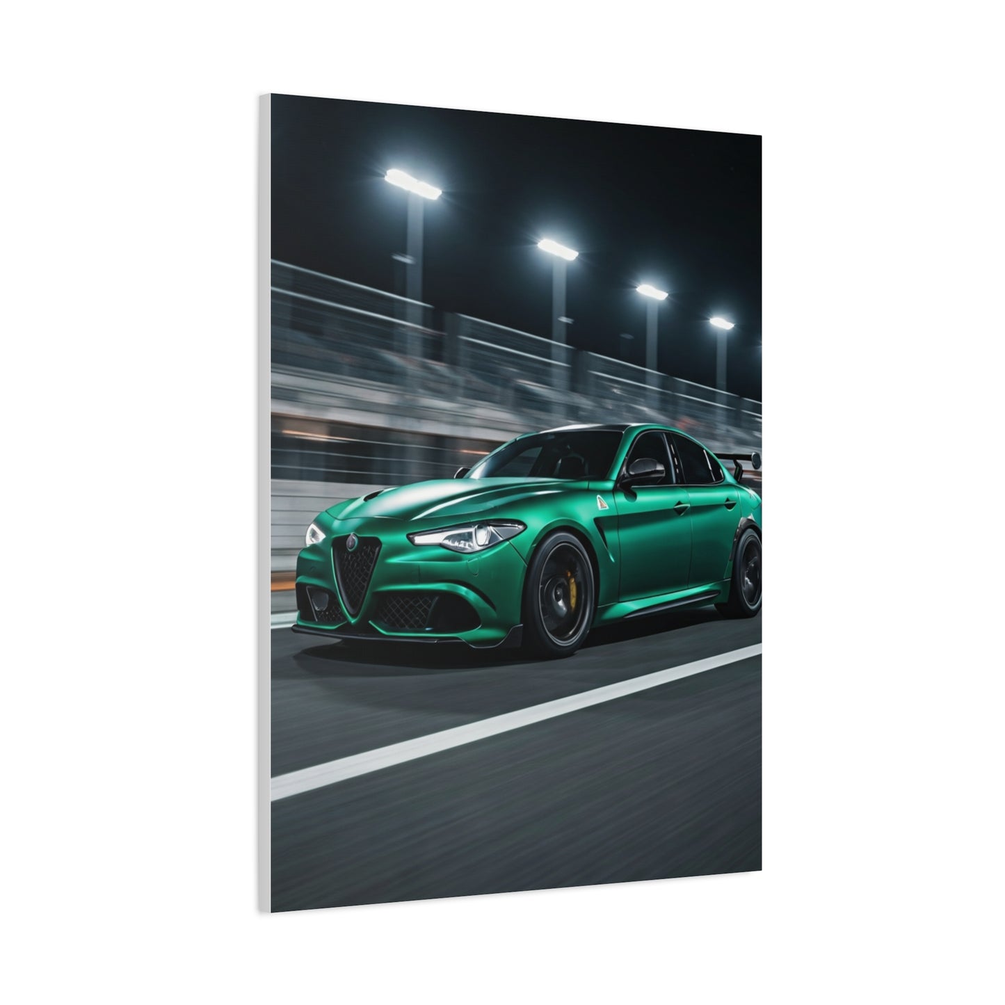 Alfa Romeo Giulia Quadrifoglio Night Circuit Stance Wall Art & Canvas Prints