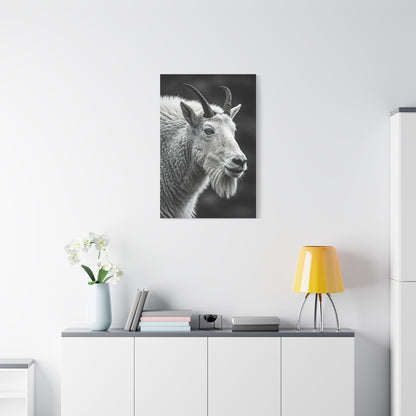 Alpine Goat Portrait Wall Art & Canvas Prints