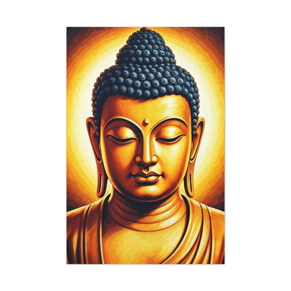 Divine Aura Buddha Portrait Wall Art & Canvas Prints