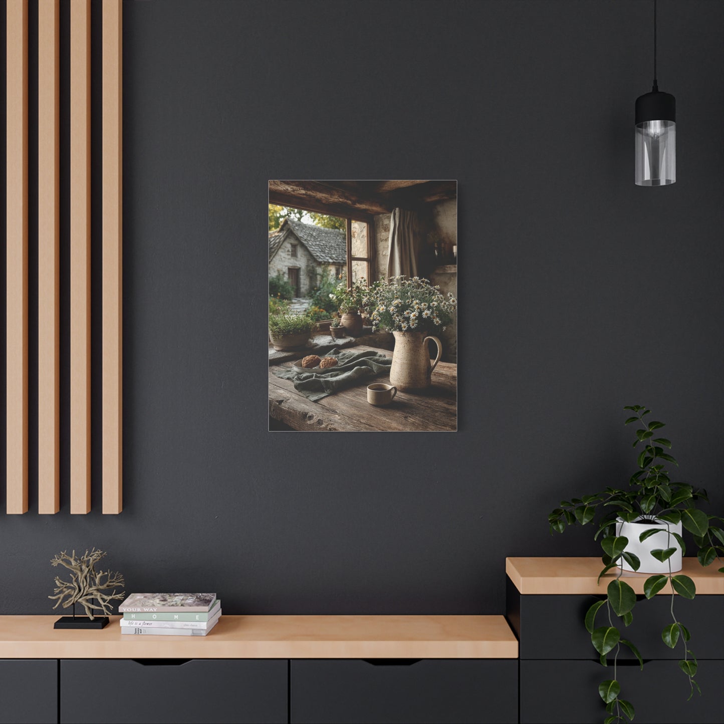 Rustic Farmhouse Window Still Life Wall Art & Canvas Print