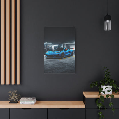 Chevrolet Corvette C8 Z06 Paddock Night Scene Wall Art & Canvas Prints