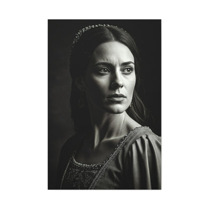 Quiet Grace Black & White Portrait Wall Art & Canvas Prints