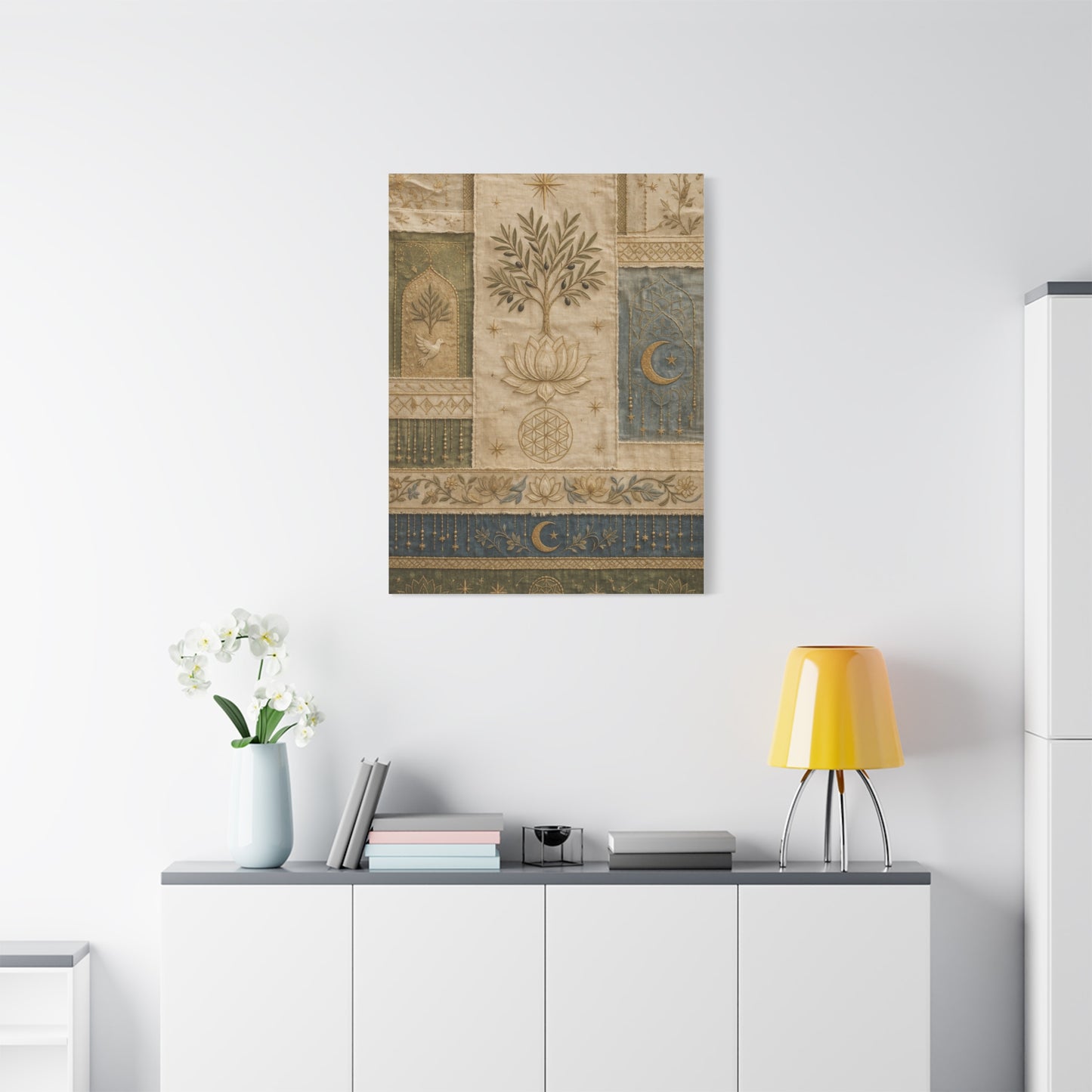 Sacred Textile Harmony Wall Art & Canvas Print