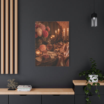 Vintage Vanity Love Letter Still Life Wall Art & Canvas Print