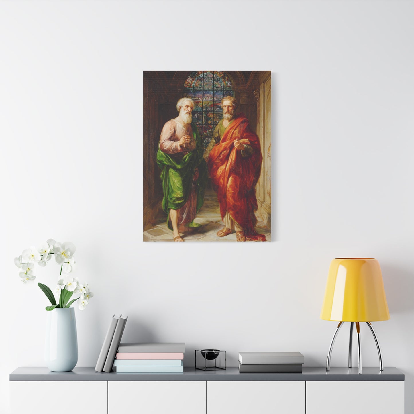 St Peter and St Paul in Cathedral Light Wall Art & Canvas Print