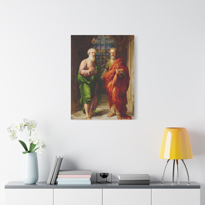 St Peter and St Paul in Cathedral Light Wall Art & Canvas Print